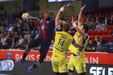 Dylan Nahi (PSG) HANDBALL : Paris Saint Germain vs Pontault Combault - Lidl Starligue - 03 10 2018 GwendolineLeGoff Panoramic 