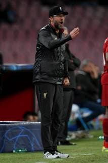 Jurgen Klopp coach of Liverpool Napoli 03-10-2018 Stadio San Paolo Football Calcio Uefa Champions League 2018 2019 Group C Napoli - Liverpool Foto Andrea Staccioli Insidefoto AndreaxStaccioli