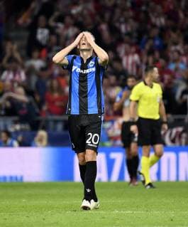 Sport Bilder des Tages MADRID, SPAIN - OCTOBER 3 : Hans Vanaken midfielder of Club Brugge disappointed pictured during the UEFA Champions League Group A stage match between Club Brugge and Atletico de Madrid at Estadio Metropolitano on October 3, 2018 in Madrid Spain , 03 10 2018 FOOTBALL : Ligue des champions - Group Stage - Groupe A - Atletico Madrid v Club Brugge - 03 10 2018 PHOTONEWS PANORAMIC  775218867