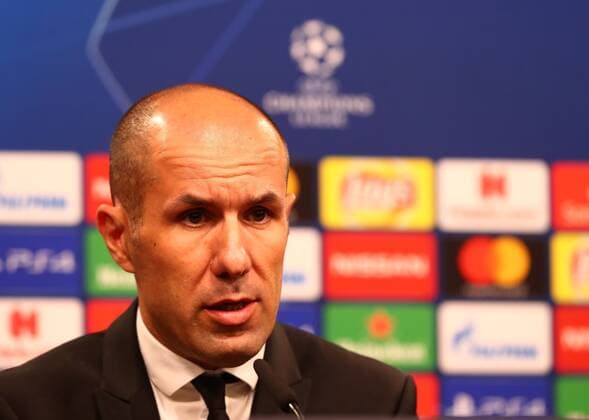 Wednesday 03 10 2018 Season 2018 2019 UEFA Champions League 2 Matchday in Dortmund Signal Iduna Park BVB 09 Borussia Dortmund Monaco Jose Leonardo Nunes Alves Sousa Jardim Coach ASM at the subsequent press conference