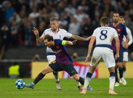 Sport Bilder des Tages Barcelona Messi during the UEFA Champions League group match between Tottenham Hotspur and Barcelona at Wembley Stadium, London, England on 3 October 2018. Copyright: xAndrewxAleksiejczukx PMI-2290-0076