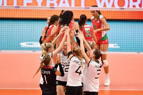 Germany team group Mannschaftsbild Totale (GER), OCTOBER 3, 2018 - Volleyball : FIVB Volleyball Women s World Championship WM Weltmeisterschaft Japan 2018 First round Pool A match between Mexico 0-3 Germany at Yokohama Arena in Kanagawa, Japan. Noxthirdxpartyxsales  (87166868)