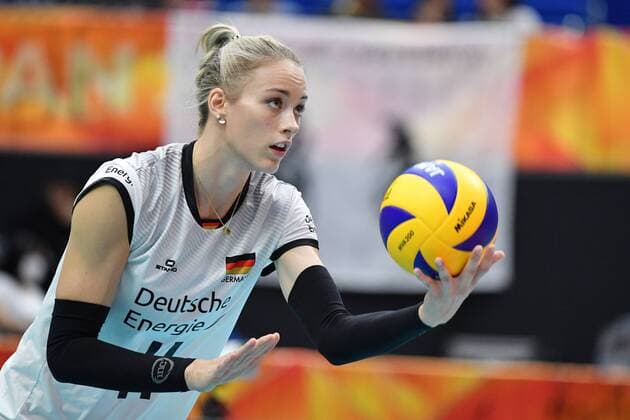 Louisa Lippmann (GER), OCTOBER 3, 2018 - Volleyball : FIVB Volleyball Women s World Championship WM Weltmeisterschaft Japan 2018 First round Pool A match between Mexico 0-3 Germany at Yokohama Arena in Kanagawa, Japan. Noxthirdxpartyxsales  (87166955)