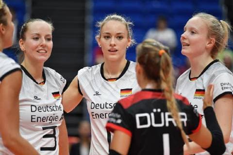 Germany team group Mannschaftsbild Totale (GER), OCTOBER 3, 2018 - Volleyball : FIVB Volleyball Women s World Championship WM Weltmeisterschaft Japan 2018 First round Pool A match between Mexico 0-3 Germany at Yokohama Arena in Kanagawa, Japan. Noxthirdxpartyxsales  (87167966)
