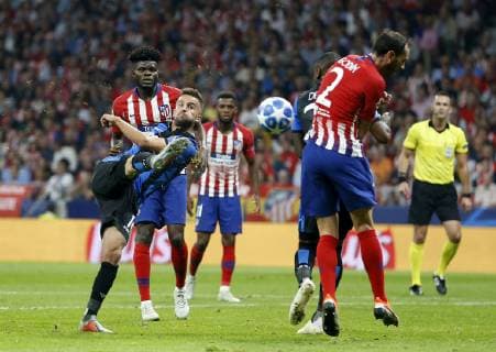 Partido de la Champions League disputado entre Atletico y Brujas. En la imagen, Mats Rits.Champions League match played between Atletico and Club Brugges. In this picture, Mats Rits. 