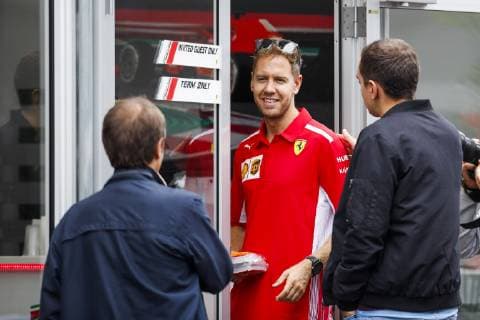 Motorsports: FIA Formula One World Championship WM Weltmeisterschaft 2018, Grand Prix of Japan, World Championship 2018 Grand Prix Japan , 5 Sebastian Vettel (GER, Scuderia Ferrari) Suzuka Japan