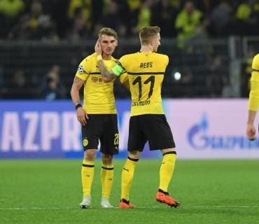 03 10 2018 Football UEFA Champions League Season 2018 2019 Preliminary Round 2 Gameday Borussia Dortmund AS Monaco 3 0 left Maximilian Philipp Borussia Dortmund Marco Reus Borussia Dortmund Team2