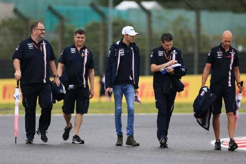4th October 2018, Suzuka International Racing Course, Suzuka City, Japan; Formula One of Japan, driver arrivals and press conference PK Pressekonferenz Racing Point Force India, Esteban Ocon  ActionPlus12067911 Octane