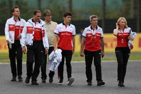 4th October 2018, Suzuka International Racing Course, Suzuka City, Japan; Formula One of Japan, driver arrivals and press conference PK Pressekonferenz Alfa Romeo Sauber F1 Team, Charles Leclerc  ActionPlus12067914 Octane