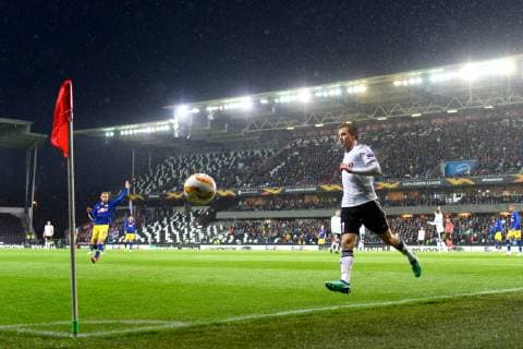 181004 Yann Erik de Lanlay of Rosenborg during the Europe League match between Rosenborg and RB Leipzig on October 4, 2018 in Trondheim Photo Jon Olav Nesvold BILDBYRAN Code JE 160318  Copyright: JONxOLAVxNESVOLD BB181004JE013