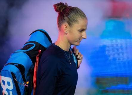 October 4, 2018 - Karolina Pliskova of the Czech Republic in action during her third-round match at the 2018 China Open WTA Tennis Damen Premier Mandatory tennis tournament 2018 China Open - 5 Oct - ZUMAa181 20181004_zaa_a181_068 Copyright: xAFP7x