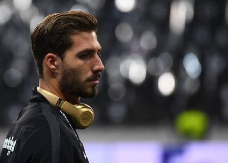 04 10 2018 xjhx Football UEFA Europa League Eintracht Frankfurt Lazio Rome emporer Kevin Trapp Eintracht Frankfurt DFL DFB REGULATIONS PROHIBIT ANY USE OF PHOTOGRAPH as IMAGE SEQUENCES and or QUASI VIDEO Frankfurt am Main