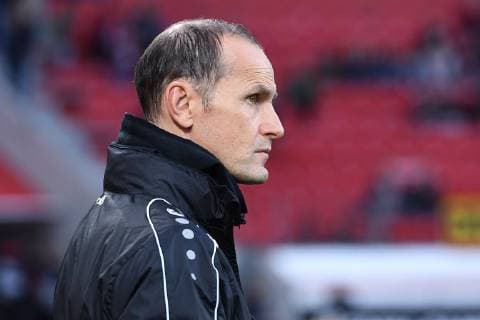 Soccer Europa League Group Stage 2 Gameday Bayer 04 Leverkusen AEK Larnaka at 04 10 2018 at the BayArena in Leverkusen Heiko Herrlich Head Coach Leverkusen DFL DFB regulations prohibit any use of images as image sequences and or quasi video xRx