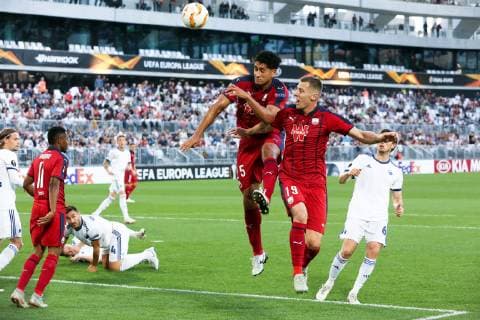 25 PABLO (BOR) - 19 LUKAS LERAGER (BOR) FOOTBALL : Bordeaux vs Kobenhavn - Ligue Europa - 04 10 2018 FEP Panoramic 
