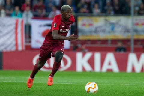 04 10 2018 xkvx Football UEFA Europa League Salzburg Celtic Glasgow emspor v Amadou Haidara FC DFL DFB REGULATIONS PROHIBIT ANY USE OF PHOTOGRAPH as IMAGE SEQUENCES and or QUASI VIDEO Salzburg