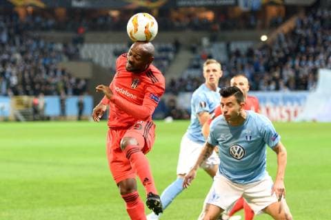 181004 Vagner Silva De Souza Love of Besiktas and Behrang Safari of Malmö FF during the Europe League group stage match between Malmö FF and Besiktas on October 4, 2018 in Malmö Photo Petter Arvidson BILDBYR N Code PA 92119  Copyright: PETTERxARVIDSON BB181004PA009