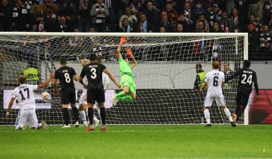 goal Danny da Costa Eintracht Frankfurt scored the goal for 1 0 04 10 2018 Eintracht Frankfurt vs Lazio Rome UEFA Europa League 2 Matchday Commerzbank Arena DISCLAIMER DFL regulations prohibit any use of images as video sequences or quasi video