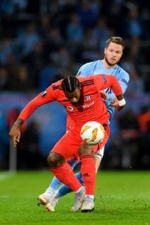 181004 Lasse Nielsen of Malmö FF during the Europe League group stage match between Malmö FF and Besiktas on October 4, 2018 in Malmö Photo Petter Arvidson BILDBYR N Code PA 92119  Copyright: PETTERxARVIDSON BB181004PA010