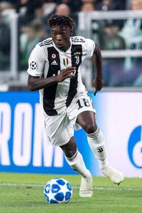 Moise Kean of Juventus FC during the UEFA Champions League group H match between Juventus FC and Young Boys at the Allianz Arena on October 02, 2018 in Turin, Italy UEFA Champions League 2018 2019 xVIxVIxImagesx xGerritxvanxKeulenxIVx 12344414