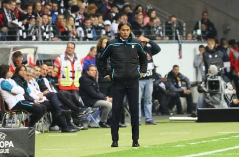 Coach Simone Inzaghi Lazio Rome 04 10 2018 Eintracht Frankfurt vs Lazio Roma UEFA Europa League 2 Gameday Commerzbank Arena DISCLAIMER DFL regulations prohibit any use of images as image sequences and or quasi video