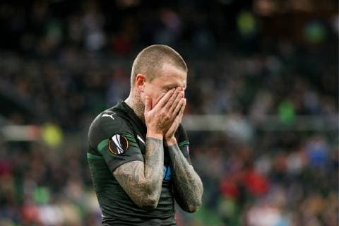 KRASNODAR, RUSSIA â€“ OCTOBER 4, 2018: FC Krasnodar s Pavel Mamayev reacts in their 2018 19 UEFA Europa League Group J Round 2 football match against Sevilla FC at Krasnodar Stadium. Vitaly Timkiv TASS  TS092931