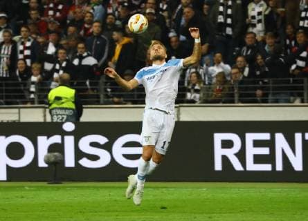 Ciro Immobile Lazio Rome 04 10 2018 Eintracht Frankfurt vs Lazio Rome UEFA Europa League 2 Gameday Commerzbank Arena DISCLAIMER DFL regulations prohibit any use of images as image sequences or quasi video