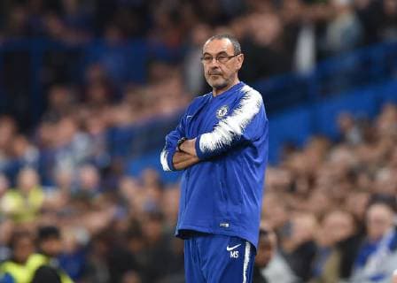 London England 04 10 2018 UEFA Europa League 2018 19 Season Preliminary Round Group Stage Group L 2 Gameday Chelsea Vidi FC Szekesfehervar Coach Maurizio Sarri Chelsea DeFodi056