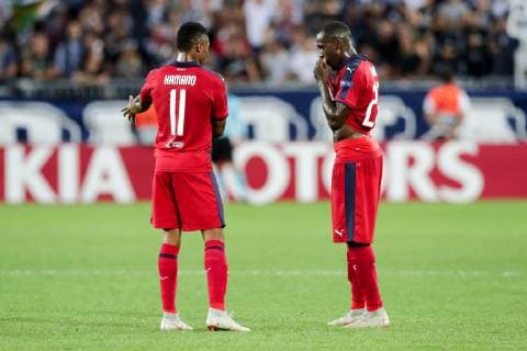29 MAXIME POUNDJE (BOR) - DECEPTION FOOTBALL : Bordeaux vs Kobenhavn - Ligue Europa - 04 10 2018 FEP Panoramic 