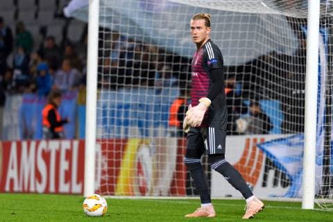 181004 Goalkeeper Loris Karius of Besiktas during the Europe League group stage match between Malmö FF and Besiktas on October 4, 2018 in Malmö Photo Ludvig Thunman BILDBYR N code LT 35544  Copyright: LUDVIGxTHUNMAN BB181004LT043