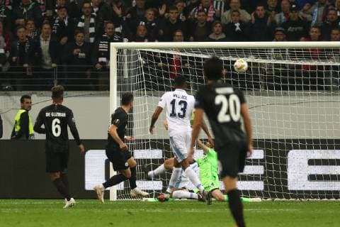 Filip Kostic Frankfurt 2 scored the left for the 2 1 against Roma Eintracht Frankfurt vs Lazio Rome Uefa Europa League 04 10 2018 Eintracht Frankfurt vs Lazio Rome Uefa Europa League 04 10 2018 Frankfurt Copyright: xEIBNER RenexWeissx EP_RWS