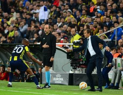 Coach Phillip Cocu of Fenerbahce during the UEFA Europa League Group D match between Fenerbahce and Spartak Trnava at Ulker Stadium in Istanbul , Turkey on October 04 , 2018 