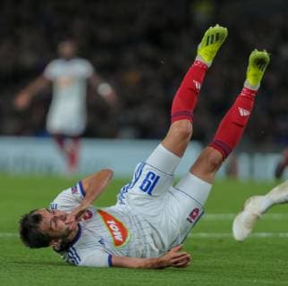 Chelsea v MOL Vidi UEFA Europa League Boban Nikolov of MOL Vidi during the UEFA Europa League match at Stamford Bridge, London Content Not Available For UK Newspapers Copyright: xStevexO Sullivanx FIL-12371-0017
