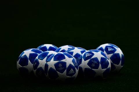 October 3, 2018 - Paris, Ile-de-France, France - The official balls of PSG during the UEFA Champions League football match Paris Saint Germain (PSG) against Red Star Belgrade at the Parc des Princes stadium in Paris on October 3, 2018. Paris Saint-Germain v Red Star Belgrade - UEFA Champions League Group C  - ZUMAn230 20181003_zaa_n230_991 Copyright: xJulienxMattiax