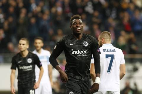 Danny da Costa Frankfurt celebrates his goal against 4-1 in the match against Roma Eintracht Frankfurt vs Lazio Rome Uefa Europa League 04 10 2018 Eintracht Frankfurt vs Lazio Rome Uefa Europa League 04 10 2018 Frankfurt Copyright: xEIBNER RenexWeissx EP_RWS