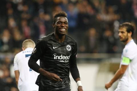 Danny da Costa Frankfurt celebrates his goal against 4-1 in the match against Roma Eintracht Frankfurt vs Lazio Rome Uefa Europa League 04 10 2018 Eintracht Frankfurt vs Lazio Rome Uefa Europa League 04 10 2018 Frankfurt Copyright: xEIBNER RenexWeissx EP_RWS