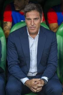 SEVILLA, 23-09-2018. Primera Division Spanish League. LaLiga. Estadio Benito Villamarin. Eduardo Berizzo (Athletic Club) during the game Real Betis - Athletic Club de Bilbao. Real Betis - Athletic Club de Bilbao  x2521769x