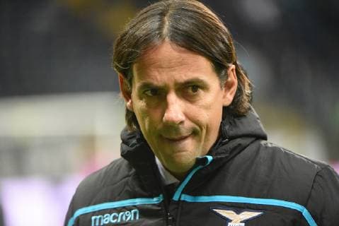 04 10 2018 GER Frankfurt am Main Commerzbank Arena UEFA Europa League Eintracht Frankfurt SBU Lazio Rome Coach Simone Inzaghi LAzio Rome DFL regulations prohibit any use of images as or sequences