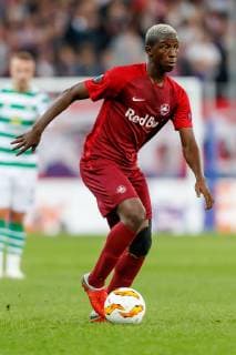 Austria Salzburg 04 10 2018 UEFA Europa League 2018 19 Season Group Stage 2 Gameday RB Salzburg Celtic Glasgow Amadou Haidara RBS in action DeFodi048