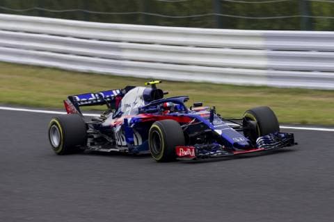 5th October 2018, Suzuka International Race Course, Suzuka City, Japan; Formula One Grand Prix of Japan, Friday free practice; Red Bull Toro Rosso Honda driver Pierre Gasly  ActionPlus12068096 StephenxBlackberry