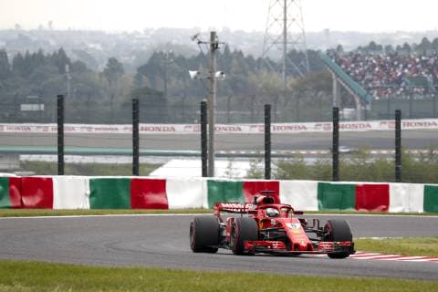 Motorsports: FIA Formula One World Championship WM Weltmeisterschaft 2018, Grand Prix of Japan, World Championship 2018 Grand Prix Japan , 5 Sebastian Vettel (GER, Scuderia Ferrari) Suzuka Japan
