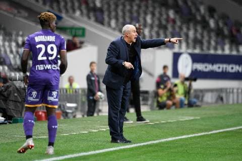 ALAIN CASANOVA (ENTRAINEUR TOULOUSE) FOOTBALL : Toulouse vs Nice - Ligue 1 Conforama - 05 10 2018 FEP Panoramic 