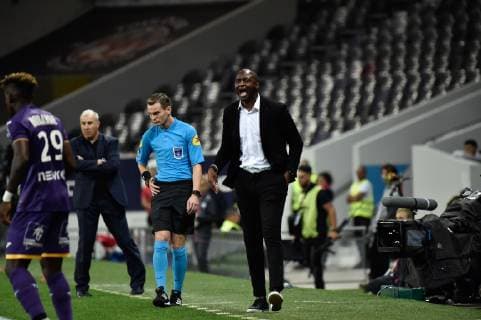 Patrick Vieira (ogc) FOOTBALL : Toulouse vs Nice - 9eme Journee de L1 - Toulouse - 05 10 2018 ThierryBreton Panoramic 