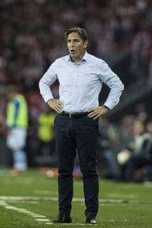 Partido de LaLiga Santander entre el Athletic y la Real Sociedad. En la imagen, Berizzo. LaLiga Santander match between Athletic and Real Sociedad. In this picture, Berizzo. 