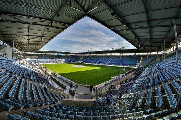 90 minutes before kick-off 30 09 2018 Soccer GER 2 Bundesliga 9 Matchday MDCC Arena 1 FC Magdeburg SG Dynamo Dresden 1 FC Magdeburg VS SG Dynamo Dresden
