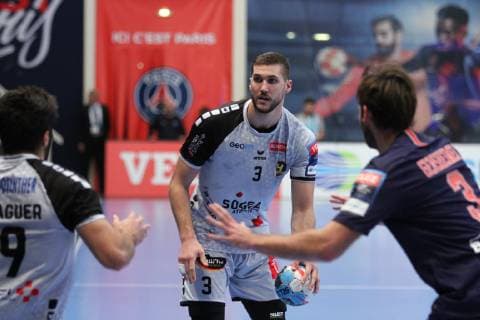 Florian Delecroix (NAntes) HANDBALL : Velux EHF Champions League - 4eme journee - Paris Saint-Germain HB vs HBC Nantes - 06 10 2018 KevinDomas Panoramic 