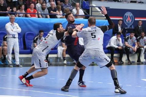 Nedim Remili (Paris) HANDBALL : Velux EHF Champions League - 4eme journee - Paris Saint-Germain HB vs HBC Nantes - 06 10 2018 KevinDomas Panoramic 