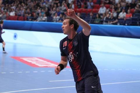 Sander Sagosen (Paris) HANDBALL : Velux EHF Champions League - 4eme journee - Paris Saint-Germain HB vs HBC Nantes - 06 10 2018 KevinDomas Panoramic 