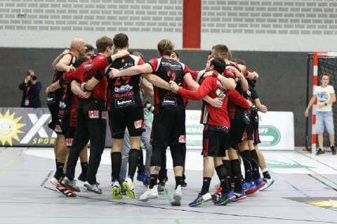 Siegesjubel at TuS N Luebbecke TuS N Luebbecke vs HC Elbflorenz Dresden Handball 2 Bundesliga 06 10 2018 TuS N Luebbecke vs HC Elbflorenz Dresden Handball 2 Bundesliga 06 10 2018 Luebbecke Copyright: xEIBNER PeterxFranzx EP_PFZ