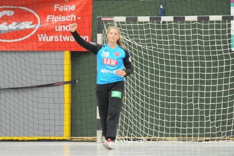 Dora Elbert SG H2Ku Herrenberg Kuties 16 im Hand Handball DHB Pokal 2 Round 06 10 2018 Photo TBaur Eibner TG Nuertingen vs SG SG H2Ku Herrenberg Kuties Nuertingen Copyright: xEIBNER TobiasxBaurx EP_TBR