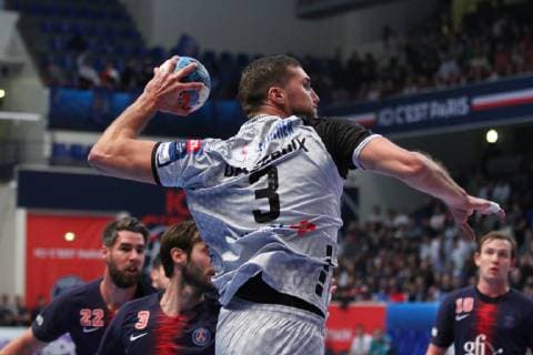Florian Delecroix (Nantes) HANDBALL : Velux EHF Champions League - 4eme journee - Paris Saint-Germain HB vs HBC Nantes - 06 10 2018 KevinDomas Panoramic 